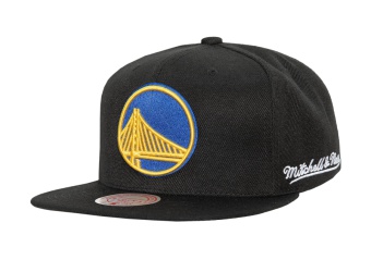MITCHELL & NESS ENGLISH DROPBACK SNAPBACK NBA GOLDEN STATE WARRIORS