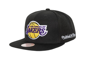 MITCHELL & NESS ENGLISH DROPBACK SNAPBACK NBA LOS ANGELES LAKERS