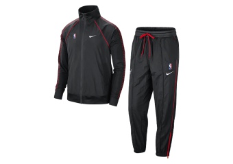 NIKE NBA CHICAGO BULLS COURTSIDE TRACKSUIT BLACK