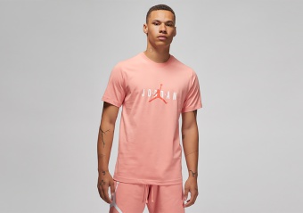 NIKE AIR JORDAN STRETCH CREW TEE DOLL	LIGHT MADDER ROOT