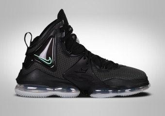 NIKE LEBRON 19 BLACK GREEN GLOW