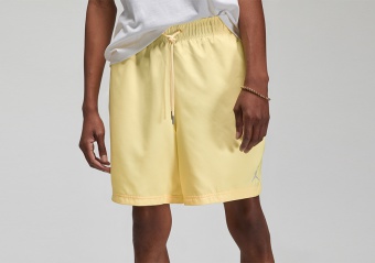 NIKE AIR JORDAN ESSENTIAL POOLSIDE SHORTS CITRON TINT