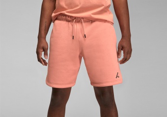 NIKE AIR JORDAN ESSENTIALS FLEECE SHORTS LIGHT MADDER ROOT