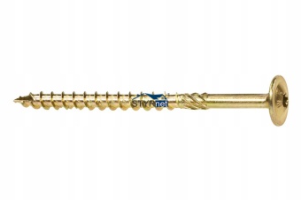 WKRĘTY CIESIELSKIE 8x260 TORX TAL ŁEB TALERZOWY TALERZOWE 10szt WKRĘT-MET