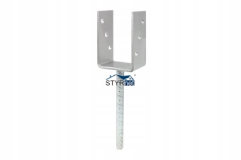 PODSTAWA SŁUPA KOTWA WSPORNIK 120 x 60 x 125mm