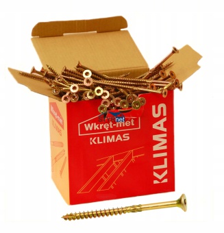 WKRĘTY CIESIELSKIE DO DREWNA 4x35 TORX ŁEB STOŻKOWY STOŻKOWE 500szt ST 4mm x 35mm