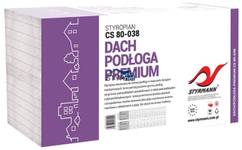STYROPIAN STYRMANN DACH/PODŁOGA PREMIUM 038 CS 80 FREZOWANY / HURT WYCENIAMY !