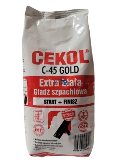 CEKOL C-45 BIAŁA GŁADŹ SZPACHLOWA 1 kg