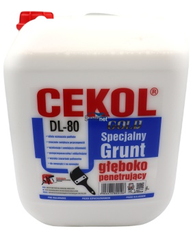 CEKOL GRUNT GŁĘBOKO PENETRUJĄCY DL-80 5L