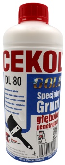 CEKOL GRUNT GŁĘBOKO PENETRUJĄCY DL-80 1L UNIGRUNT