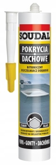 SOUDAL USZCZELNIACZ DEKARSKI BITUMICZNY CZARNY 280 ML