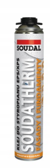 SOUDAL KLEJ DO STYROPIANU EPS XPS SOUDATHERM FASADA 750 ML PIANA PIANOKLEJ