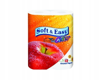 Ręcznik papierowy kuchenny z nadrukiem 2 sztuki Decorate SOFT&EASY REGINA