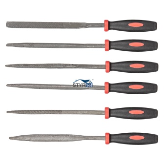 Pilniki iglaki do metalu zestaw 6 sztuk Top Tools
