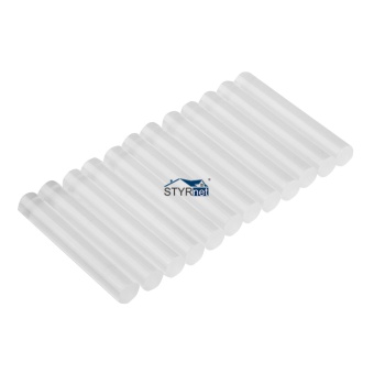 WKŁADY KLEJOWE 8 MM PRZEZROCZYSTE 12 SZT TOP TOOLS