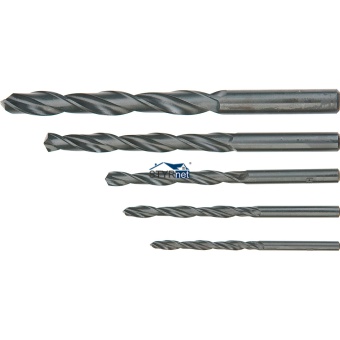 Wiertła do metalu HSS 4.0-10.0 mm zestaw 5 sztuk Top Tools