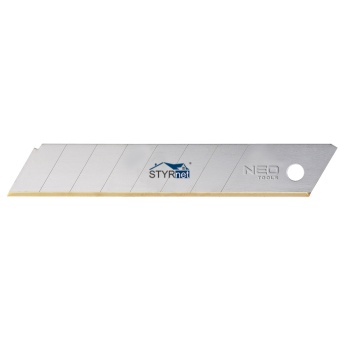 Ostrza łamane wymienne 18 mm 10 sztuk NEO TOOLS