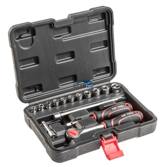 Zestaw kluczy nasadowych 1/4 TOP TOOLS