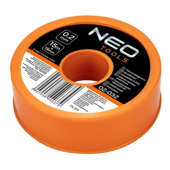 Taśma uszczelniająca do rur 15 m x 19 mm x 0.2 mm NEO TOOLS