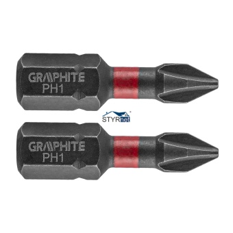 BITY UDAROWE PH1 X 25 MM 2 SZT GRAPHITE