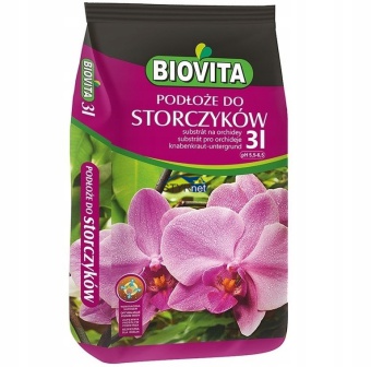 ZIEMIA BIOVITA DO STORCZYKÓW ORCHIDEI NATURALNE PODŁOŻE Z NAWOZEM 3L