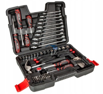 ZESTAW NARZĘDZIOWY 1/4'' 3/8'' ZESTAW 73 SZT NARZĘDZI TOP TOOLS
