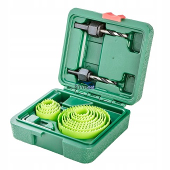 ZESTAW OTWORNIC 14 SZT OD 14MM DO 76MM VERTO