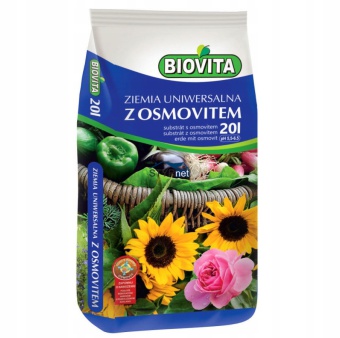 ZIEMIA UNIWERSALNA DO KWIATÓW Z OSMOVITEM 20L BIOVITA