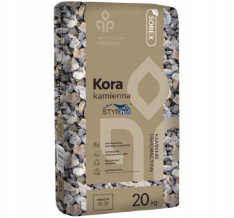 SOBEX KORA KAMIENNA KAMIEŃ OGRODOWY OZDOBNY 11-31 - 20kg