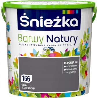 ŚNIEŻKA FARBA LATEKSOWA BARWY NATURY CISZA O ZMIERZCHU 2,5L