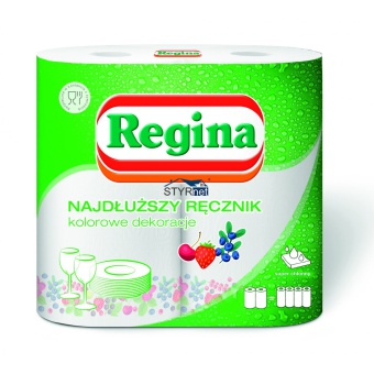 REGINA RĘCZNIK PAPIEROWY KUCHENNY NAJDŁUŻSZY 2 SZTUKI