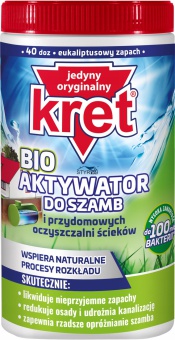 KRET BIO AKTYWATOR DO SZAMB I OCZYSZCZALNI 1 KG
