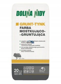 FARBA MOSTKUJĄCA GRUNT-TYNK DOLINA NIDY 20 KG