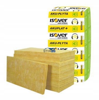 WEŁNA MINERALNA SZKLANA ISOVER 10cm AKU-PŁYTA 037 7,20m2 PACZKA