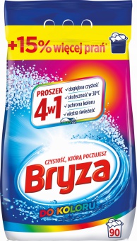 BRYZA PROSZEK DO PRANIA KOLOR 5,85kg 90 PRAŃ COLOR