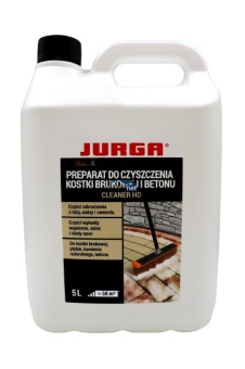 JURGA PŁYN DO CZYSZCZENIA KOSTKI BRUKOWEJ I BETONU CLEANER HD 5L