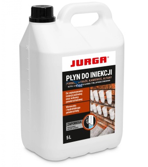 JURGA PŁYN DO INIEKCJI SUCHY MUR NA PODCIĄGANIE WODY 5L