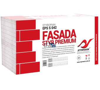STYROPIAN STYRMANN FASADA STYR PREMIUM EPS S 042 grub. 16cm FREZOWANY 1,43m2