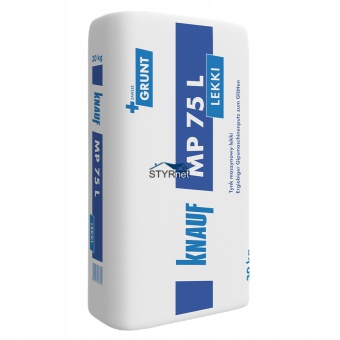 KNAUF MP 75 L LEKKI TYNK GIPSOWY MASZYNOWY 25KG