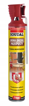 SOUDAL Piana Pianka montażowa niskoprężna wężykowa 770 ml