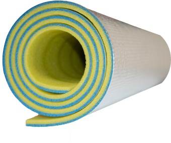 Karimata turystyczna z folią metalizowaną 180cm x 50cm POD NAMIOT BIWAK DO ĆWICZEŃ