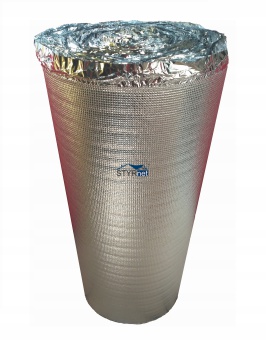 EKRAN ZAGRZEJNIKOWY 3mm MATA ALUMINIOWA PIANKA IZOLACYJNA 50m