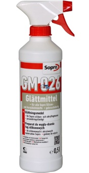 SOPRO GM PREPARAT DO WYGŁADZANIA FUG SILIKONOWYCH SILIKONU 026 0,5L