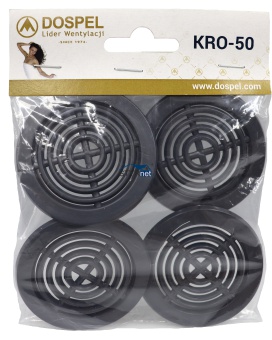 DOSPEL KRATKA WENTYLACYJNA Z FI 50 GRAFIT 4 SZTUKI KRO-50