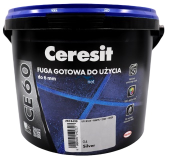 CERESIT CE 60 SILVER FUGA GOTOWA DO UŻYCIA 2 KG