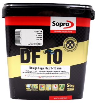 SOPRO DEKORACYJNA FUGA DF10 DESIGN FLEX BIAŁA 5 KG