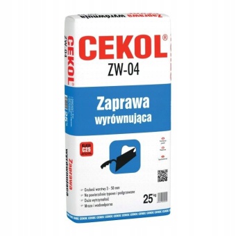 Zaprawa wyrównująca Cekol ZW-04 3 - 50 mm