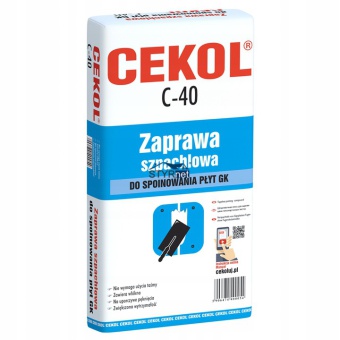 CEKOL C-40 SZPACHLÓWKA DO SPOIN 16kg GK