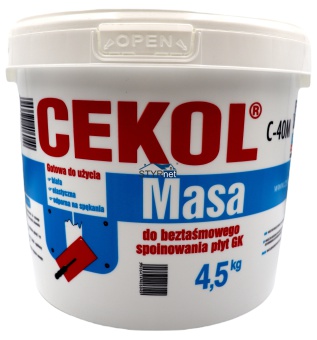 Cekol Masa beztaśmowe spoinowanie GK C-40 M 4,5 kg