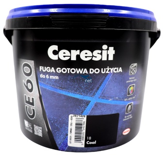 CERESIT CE60 COAL FUGA GOTOWA DO UŻYCIA 2KG CZARNY